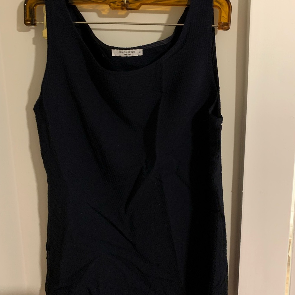 Mm lafleur black tank top